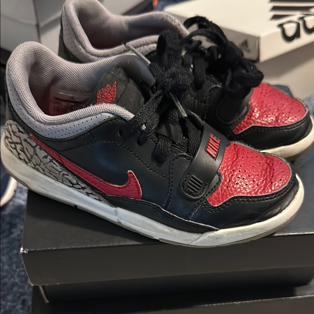 Jordan Black and Red Sneakers Iconic Design